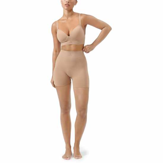 Adidas Active Seamless Micro Stretch Wireless Bra Toasted Almond Дамско бельо