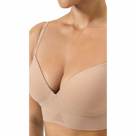 Adidas Active Seamless Micro Stretch Wireless Bra Toasted Almond Дамско бельо