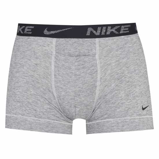 Nike Мъжки Боксерки 2 Pack Boxer Shorts Mens Grey/Blk M1P Мъжко бельо