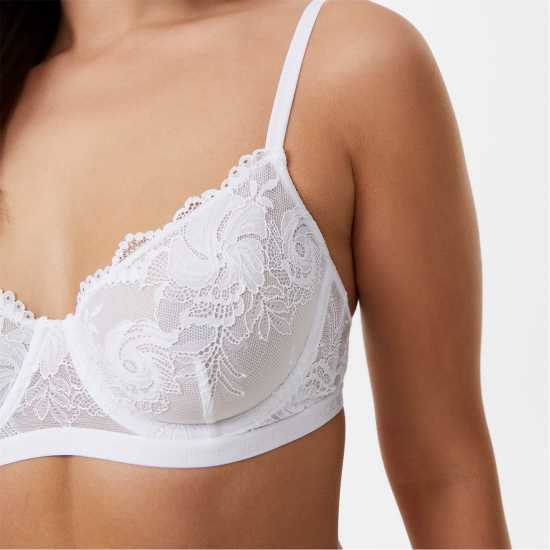 Дамско бельо Jack Wills Ophelia Bra Бяло Jack Wills Ophelia Bra Бяло Дамско бельо