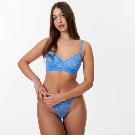 Дамско бельо Jack Wills Ophelia Bra Марина Синьо Jack Wills Ophelia Bra Марина Синьо Дамско бельо