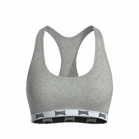 Lonsdale Дамски Спортен Сутиен Sports Bra Ladies Сив марл Спортни сутиени
