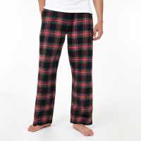Jack Wills Flannel Check Pyjama Bottoms Black Check Мъжки пижами