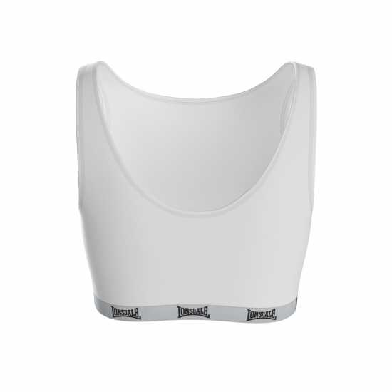 Lonsdale Crop Top Women Бяло Спортни сутиени