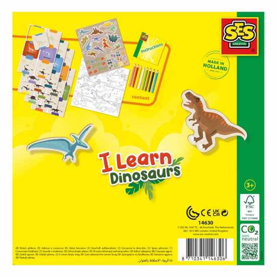 I Learn Dinosaurs Colouring Set  Подаръци и играчки