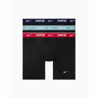 Nike Pack Everyday Cotton Boxer Brief Blk/Blu/Hib 2NB Мъжко бельо