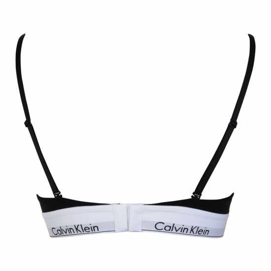 Calvin Klein Cotton Triangle Bra ЧЕРЕН Дамско бельо