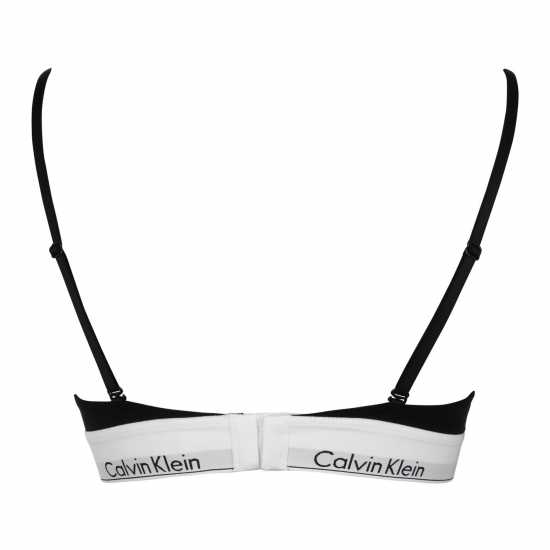 Calvin Klein Cotton Triangle Bra ЧЕРЕН Дамско бельо