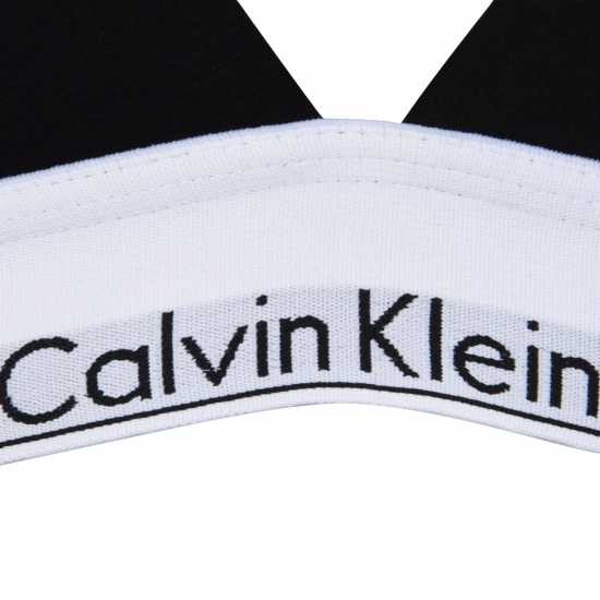Calvin Klein Cotton Triangle Bra ЧЕРЕН Дамско бельо