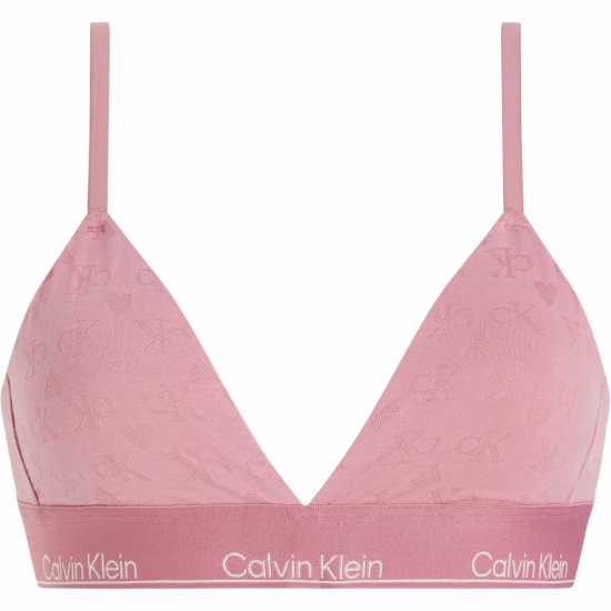 Calvin Klein Cotton Triangle Bra Ягодно розово Дамско бельо