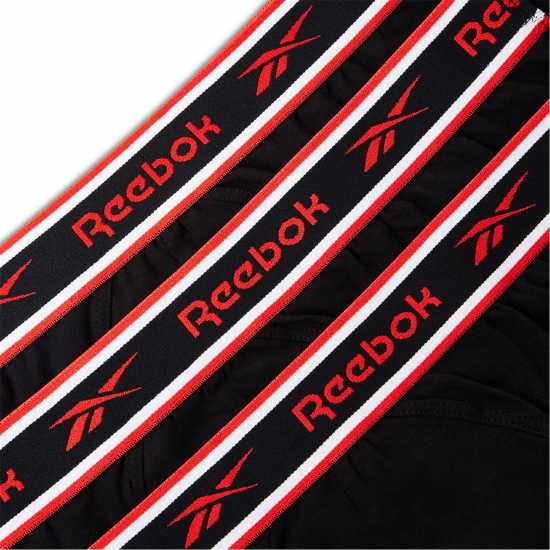 Mens 3 Pack Cotton Briefs Черно 
