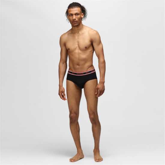 Reebok 3 Pack Cotton Elastane Briefs Mens Черно/Бяло/Сиво Мъжко бельо