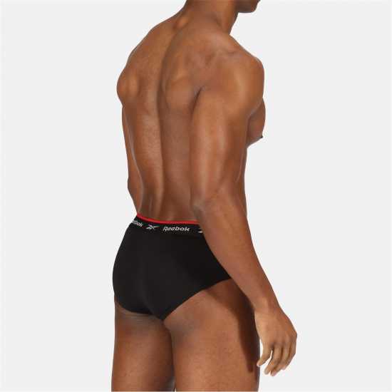 3 Pack Mens Performance Briefs Черно 