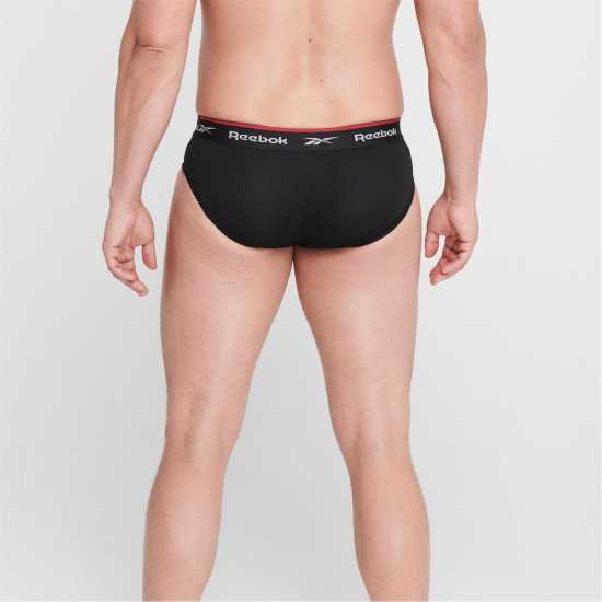 Reebok 3 Pack Wiggins Briefs Mens Черно Мъжко бельо