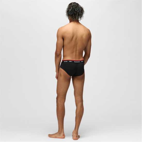 Reebok 3 Pack Wiggins Briefs Mens Черно Мъжко бельо