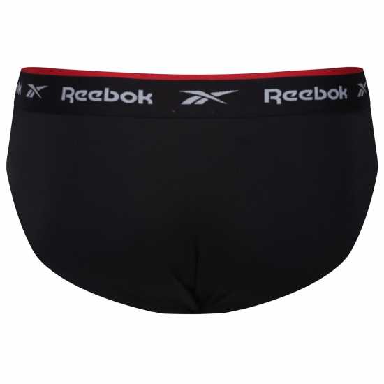 Reebok 3 Pack Wiggins Briefs Mens Черно Мъжко бельо