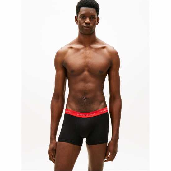 Tommy Hilfiger Mens 7-Pack Signature Repeat Logo Waistband Trunks  