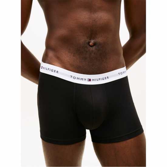 Tommy Hilfiger Mens 7-Pack Signature Repeat Logo Waistband Trunks  