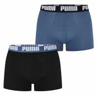 Puma Мъжки Боксерки 2 Pack Boxers Mens  Мъжко бельо