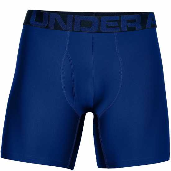 Under Armour Мъжки Боксерки 2 Pack 6Inch Tech Boxers Mens  Мъжко бельо