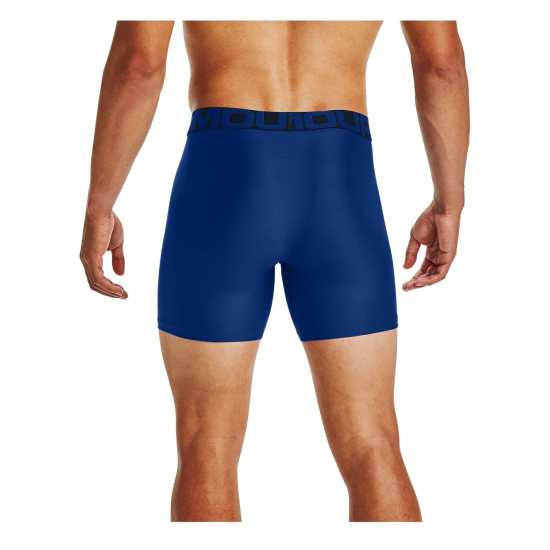 Under Armour Мъжки Боксерки 2 Pack 6Inch Tech Boxers Mens  Мъжко бельо