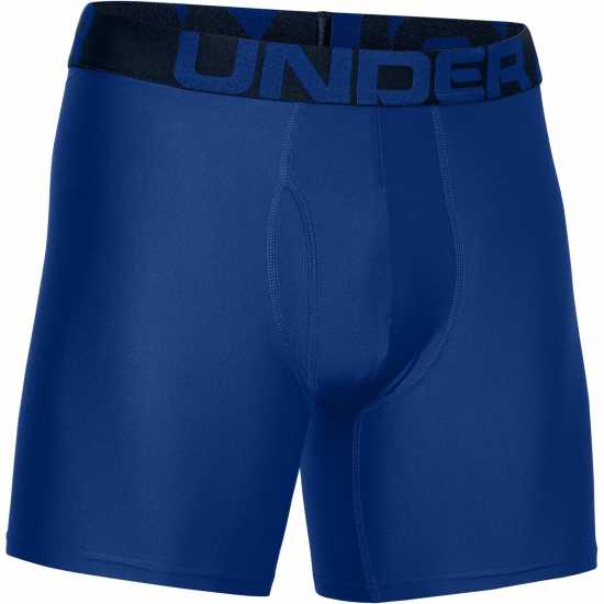 Under Armour Мъжки Боксерки 2 Pack 6Inch Tech Boxers Mens  Мъжко бельо