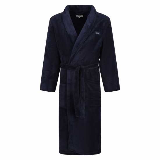 Ben Sherman Sherman Mens Fleece Robe Randol Navy Ben Sherman Sherman Mens Fleece Robe Randol Navy