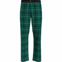 Tommy Hilfiger Flannel Pant Green Plaid 0HG Мъжки пижами