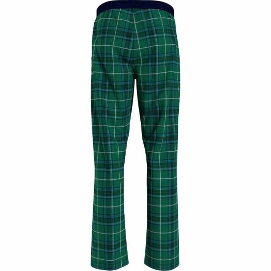 Tommy Hilfiger Flannel Pant Green Plaid 0HG Мъжки пижами