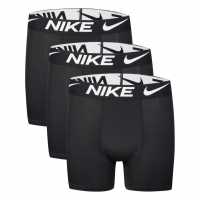 Nike Детски Боксерки Micro Brief 3 Pack Briefs Junior Boys Black Детско бельо