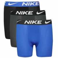 Nike Детски Боксерки Micro Brief 3 Pack Briefs Junior Boys Black/Blue Детско бельо