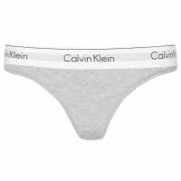 Calvin Klein Thong Grey Дамско бельо