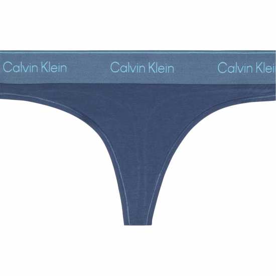 Calvin Klein Modern Thong Тъмно деним 