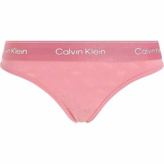 Calvin Klein Thong Ягодно розово Дамско бельо