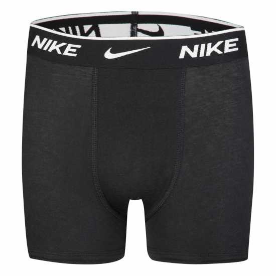 Nike Cotton Boxer Brief 3 Pack Boys Черно/Сиво Детско бельо