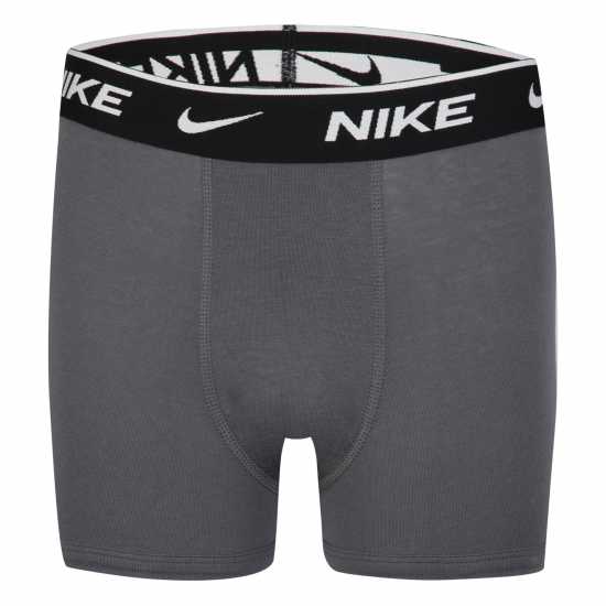 Nike Cotton Boxer Brief 3 Pack Boys Черно/Сиво Детско бельо