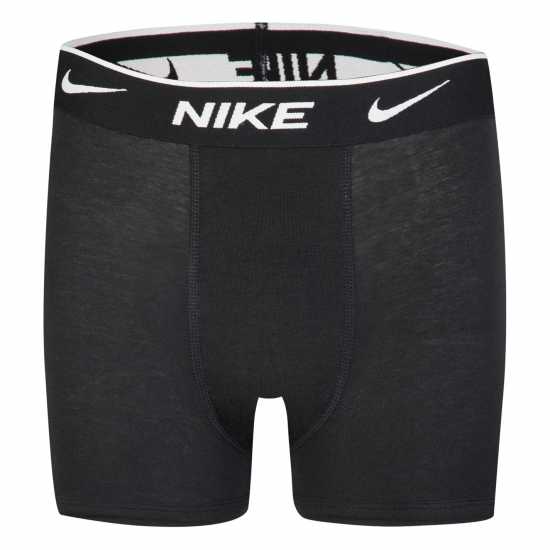 Nike Cotton Boxer Brief 3 Pack Boys Black/Grey Детско бельо