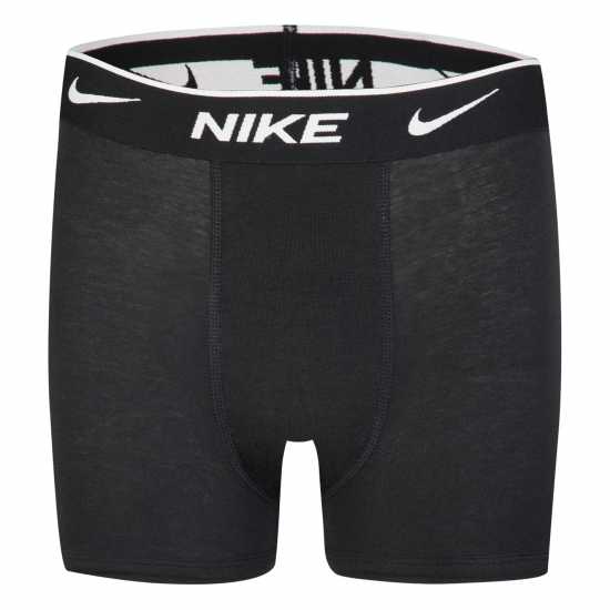 Nike Cotton Boxer Brief 3 Pack Boys Черно/Сиво Детско бельо