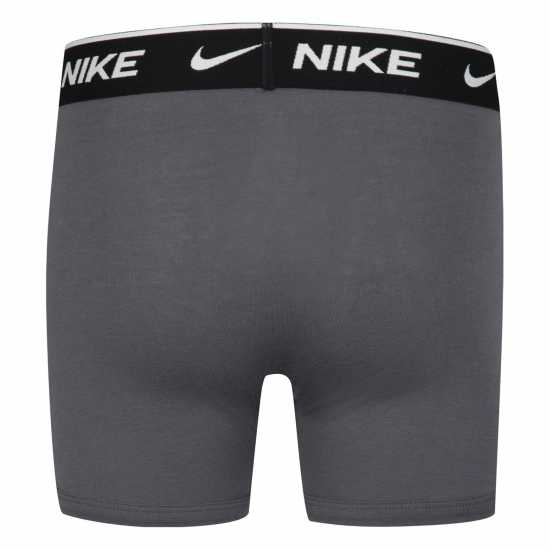 Nike Cotton Boxer Brief 3 Pack Boys Черно/Сиво Детско бельо