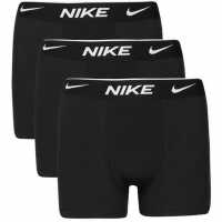 Nike Cotton Boxer Brief 3 Pack Boys Black Детско бельо