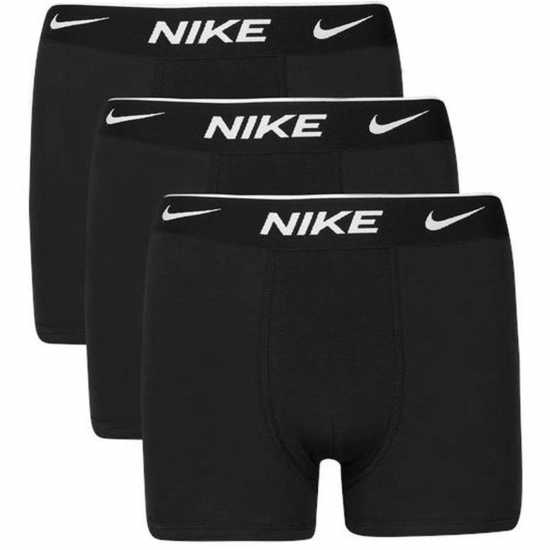Nike Cotton Boxer Brief 3 Pack Boys Black Детско бельо