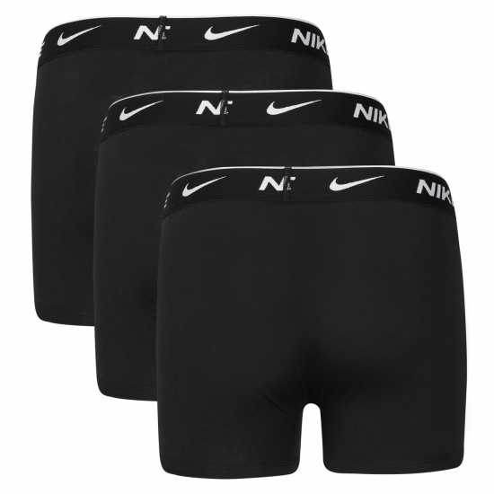 Детско бельо Nike Cotton Boxer Brief 3 Pack Boys Черно Nike Cotton Boxer Brief 3 Pack Boys Черно Детско бельо
