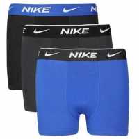 Nike Cotton Boxer Brief 3 Pack Boys Black/Blue Детско бельо