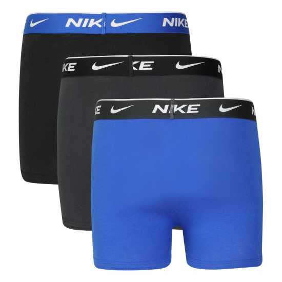 Nike Cotton Boxer Brief 3 Pack Boys Черно/Синьо Детско бельо