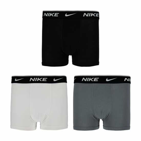 Детско бельо Nike Cotton Boxer Brief 3 Pack Boys Черно/Бяло Nike Cotton Boxer Brief 3 Pack Boys Черно/Бяло Детско бельо