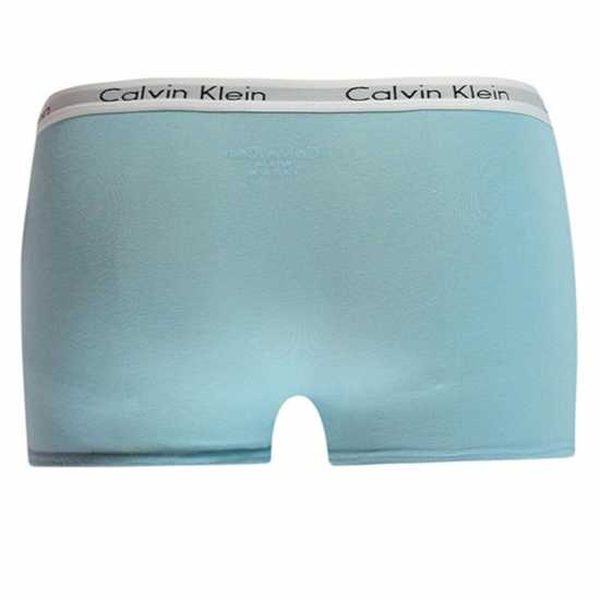 Calvin Klein 2 Pack Boxer Shorts White/Aqua Детско бельо
