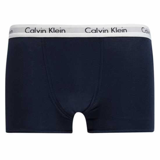Calvin Klein 2 Pack Boxer Shorts Navy/Aqua Детско бельо