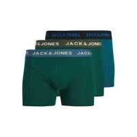 Jack And Jones Green Trunk 3Pk Sn99  Мъжко бельо