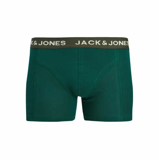 Мъжко бельо Jack And Jones Green Trunk 3Pk Sn99 Jack And Jones Green Trunk 3Pk Sn99 Мъжко бельо