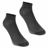 Sale Miso Ankle High 2 Pack Ladies Black Дамски чорапи